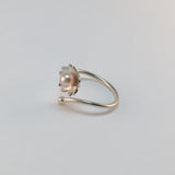 Bague Sakura, fleurs de cerisier, argent sterling et perles, bijou d'inspiration Japonaise.