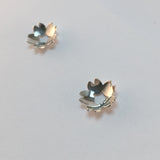 Boucles d'oreilles Sakura, fleurs de cerisier, argent sterling, bijou d'inspiration Japonaise.