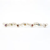 Bague LUNA , argent sterling et pierre semi-précieuse, bague sertie d'une topaze. Bague de fiançailles, mariage, pierre fine.