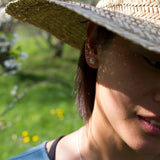 Boucles d'oreilles Sakura perles, fleurs de cerisier, argent sterling, bijou d'inspiration Japonaise.